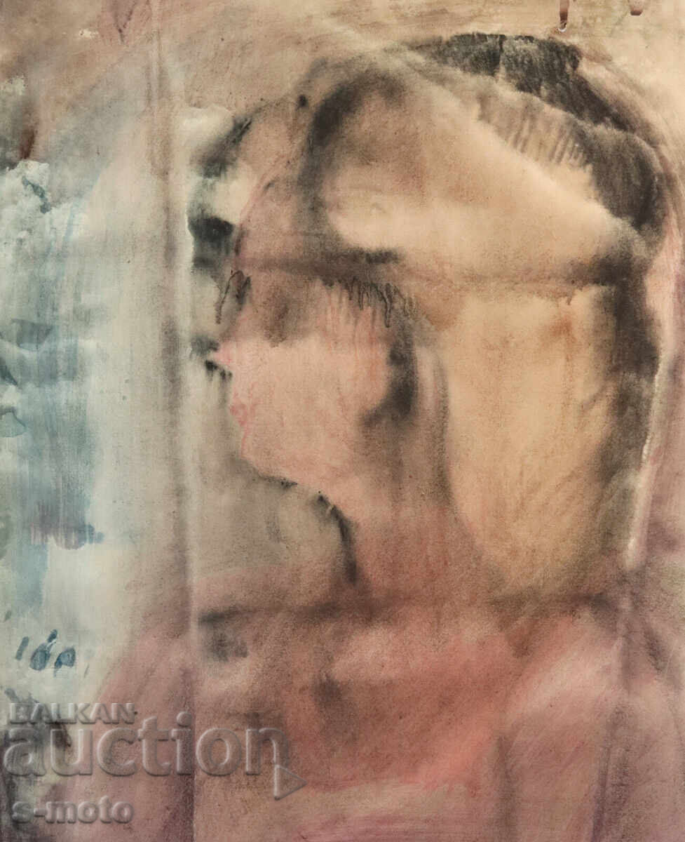 Watercolor painting portrait of a woman - 5 Watercolor painting portrait of a woman - 5