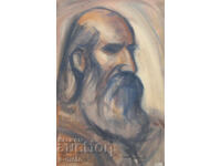 Ακουαρέλα πορτρέτο άνδρα με γένια