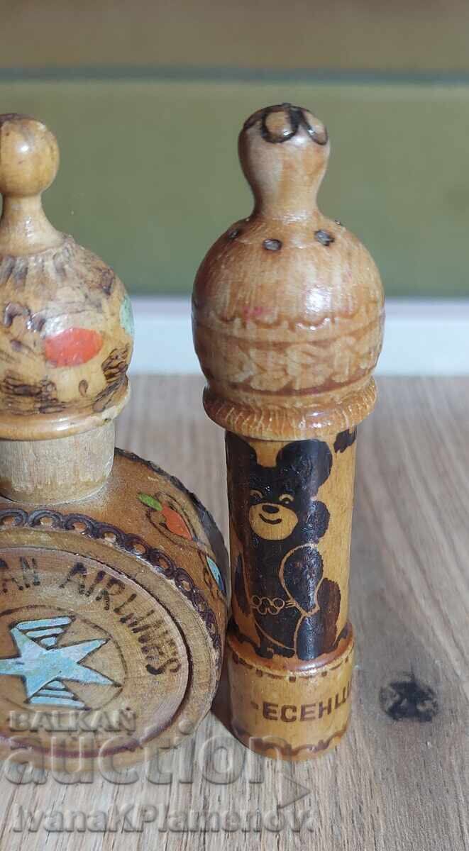 Souvenirs wooden amulets retro 4 pieces for collectors with price 12.00 BGN | € 6.14 Souvenirs wooden amulets retro 4 pieces for collectors with price 12.00 BGN | € 6.14