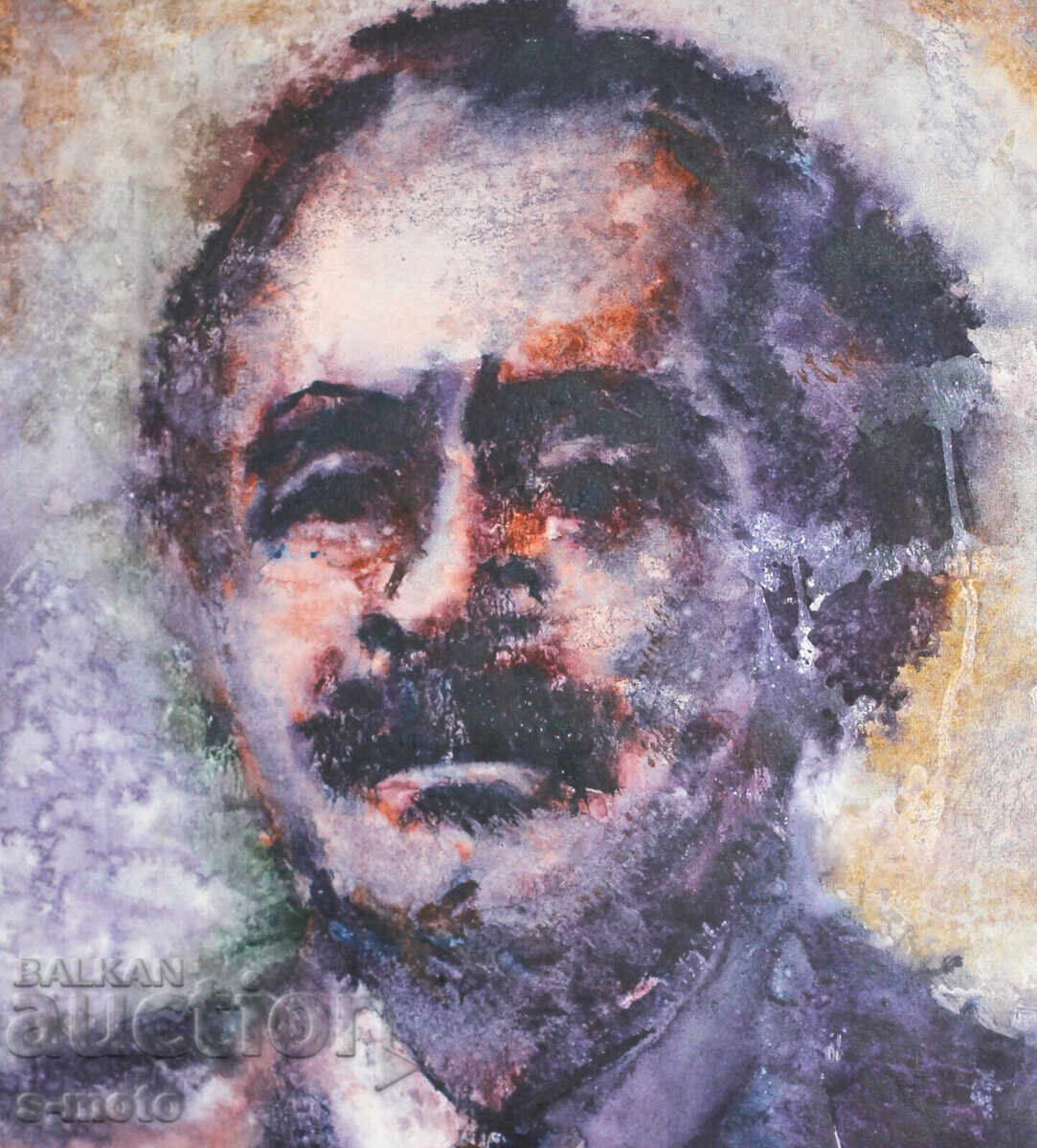 Ακουαρέλα πορτρέτο του Γκεόργκι Ντιμιτρόφ - 5