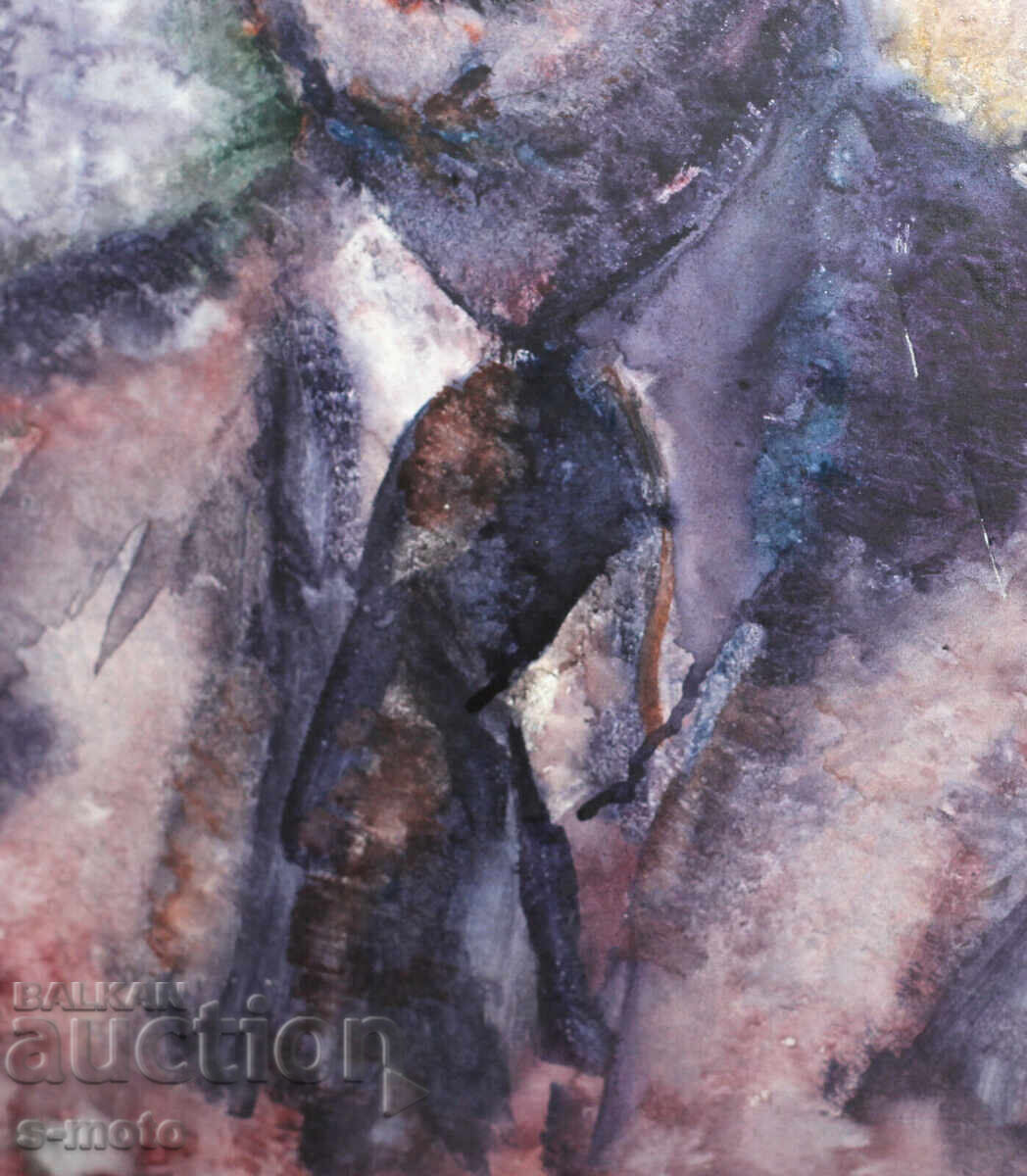 Ακουαρέλα πορτρέτο του Γκεόργκι Ντιμιτρόφ - 6