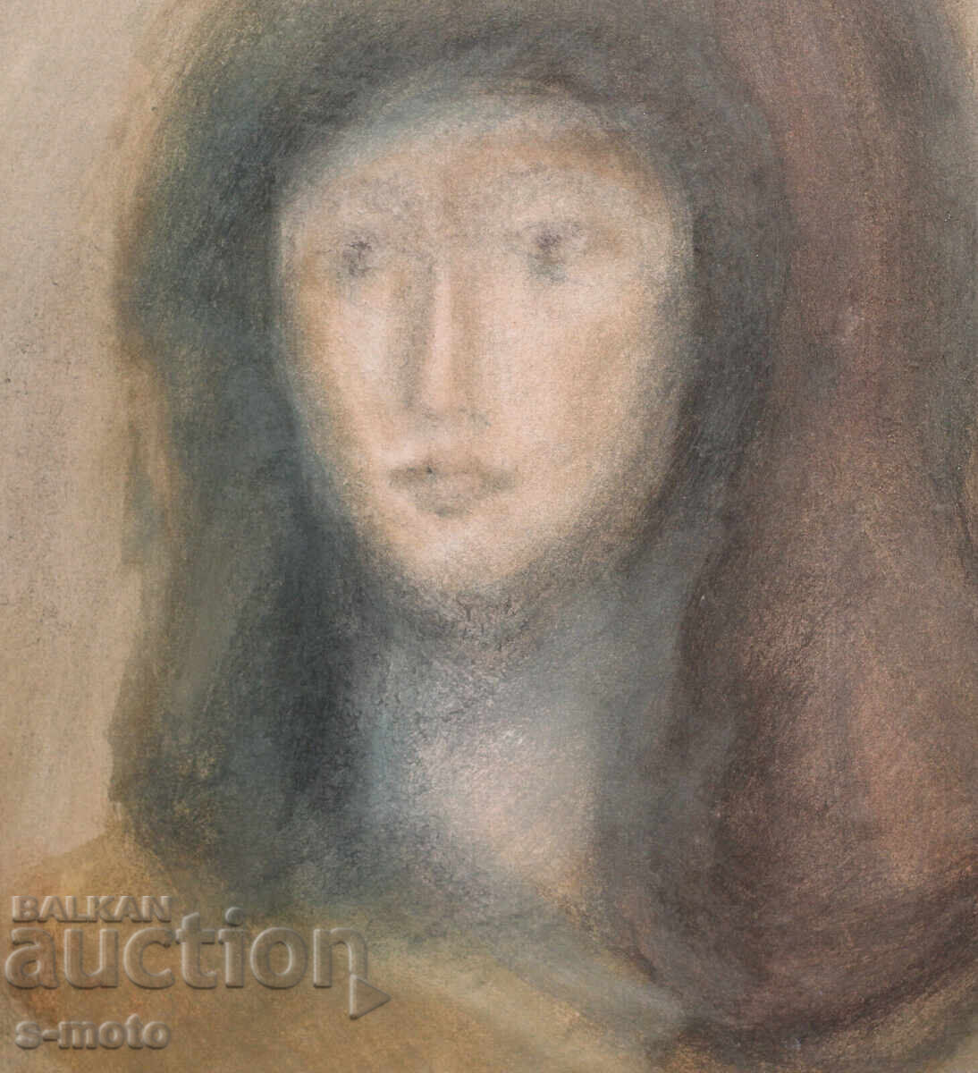 Watercolor painting portrait of a girl - 5