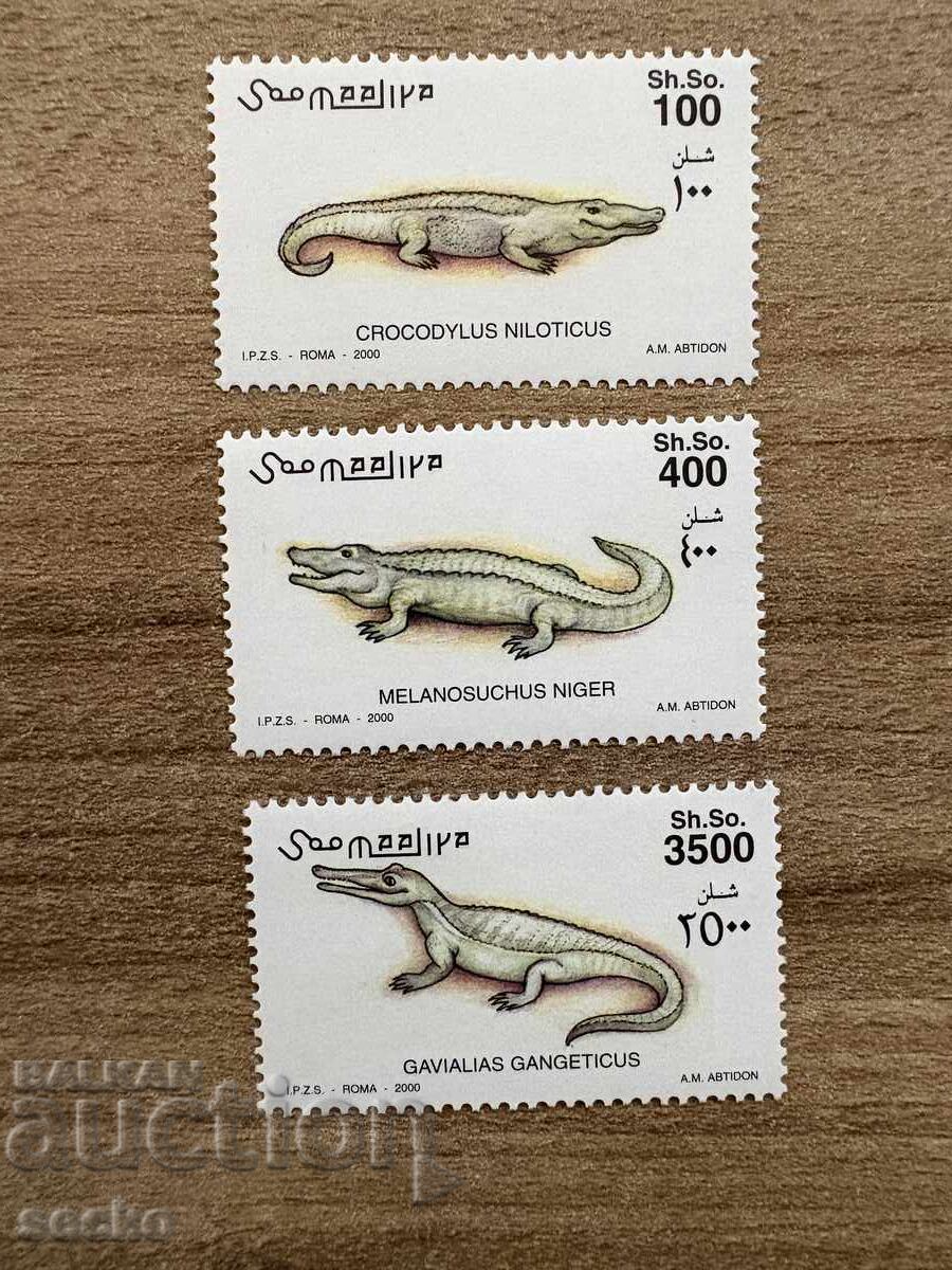 Somalia - Crocodili (2000) MNH