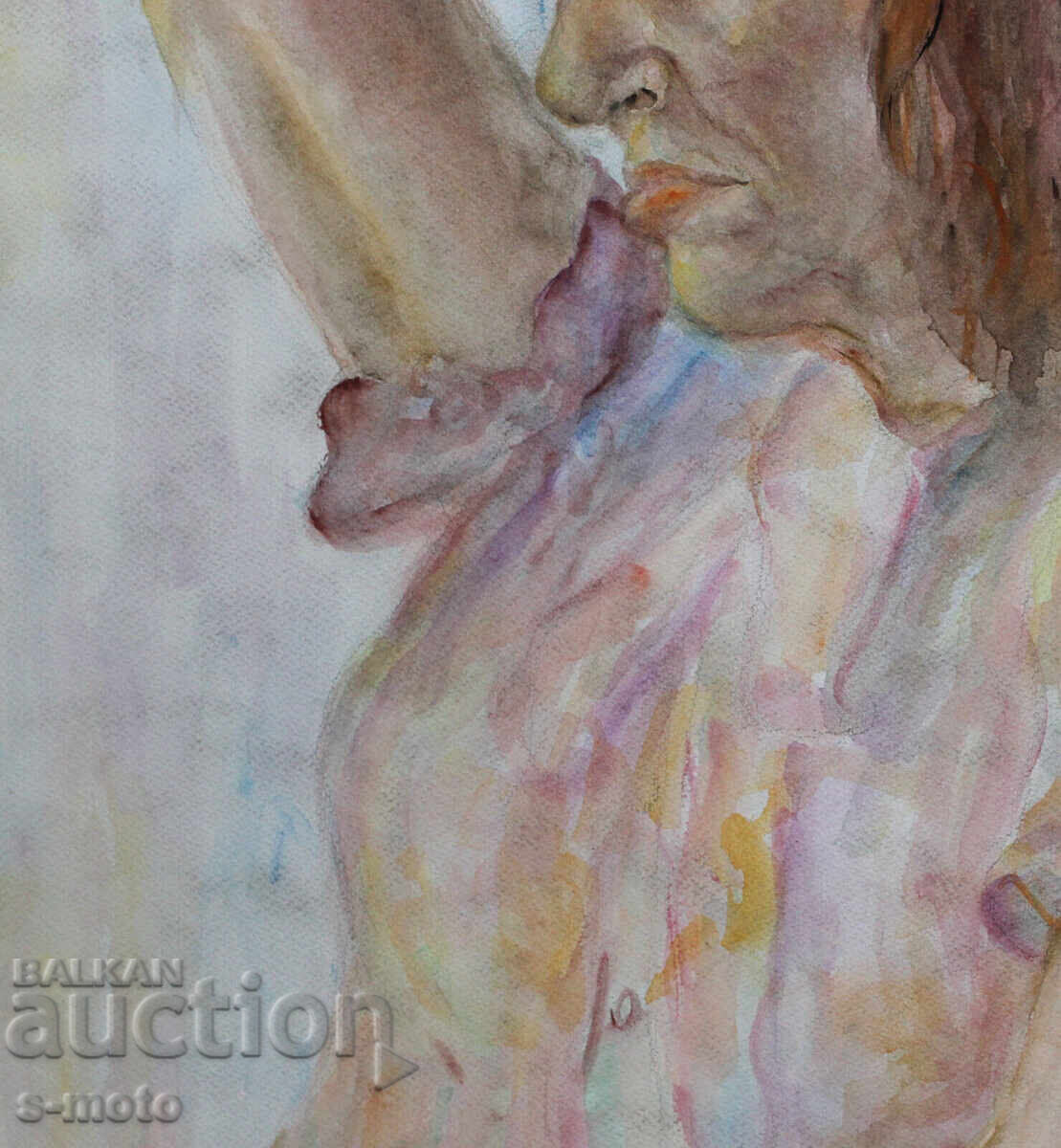 Kартина акварел портрет на жена - 7 Kартина акварел портрет на жена - 7