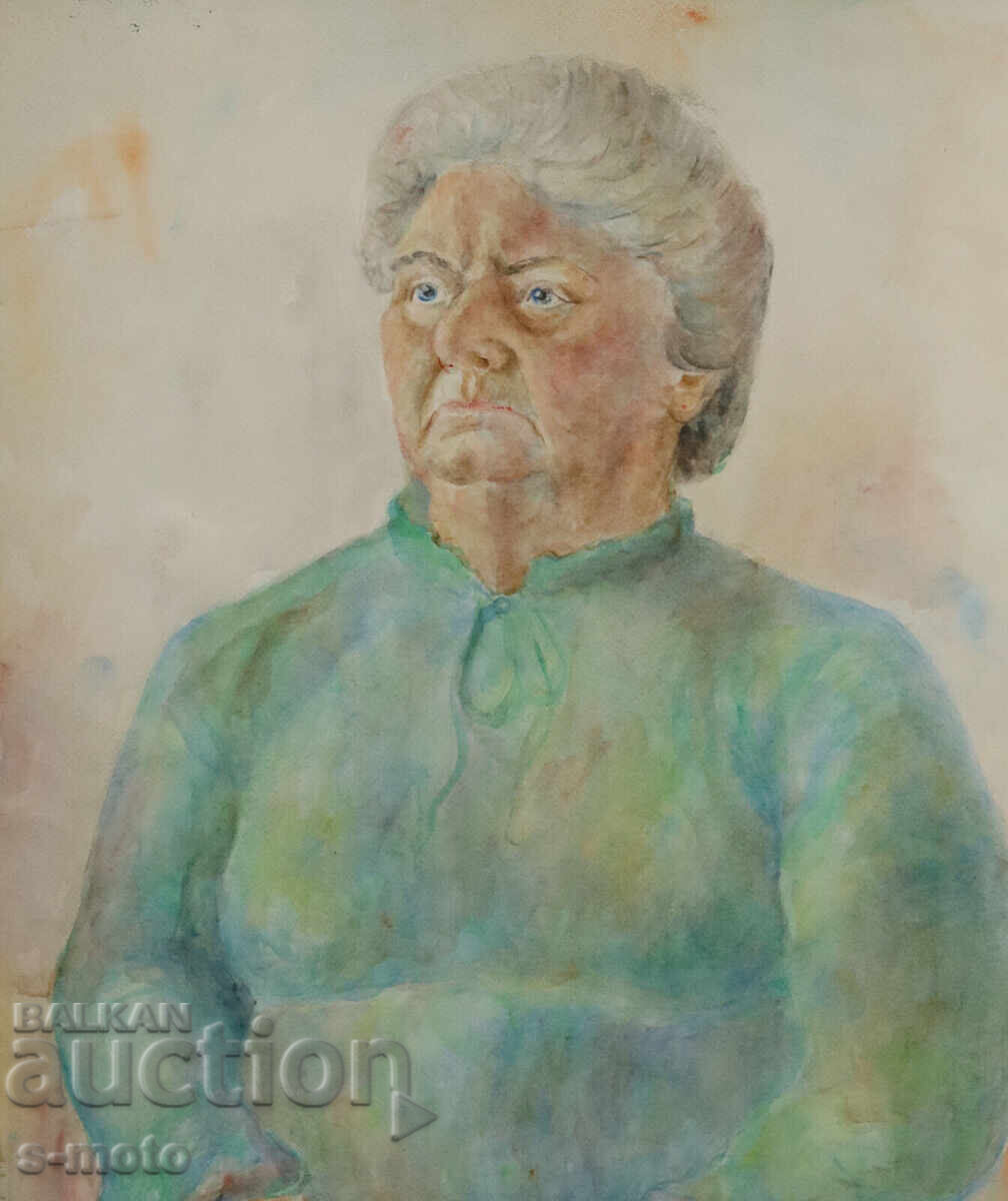 Kартина акварел портрет на жена - 5