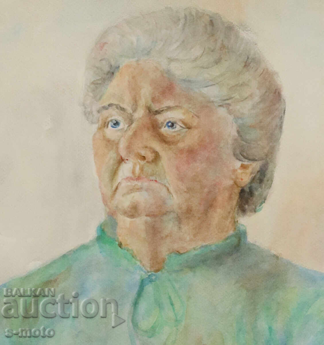 Kартина акварел портрет на жена - 6