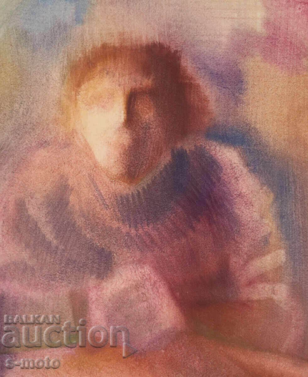 Watercolor painting portrait of a woman - 5