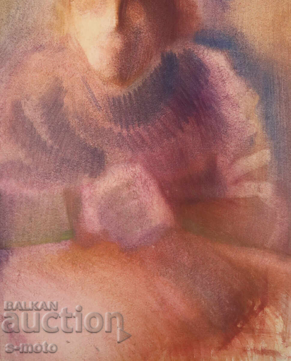 Watercolor painting portrait of a woman - 6