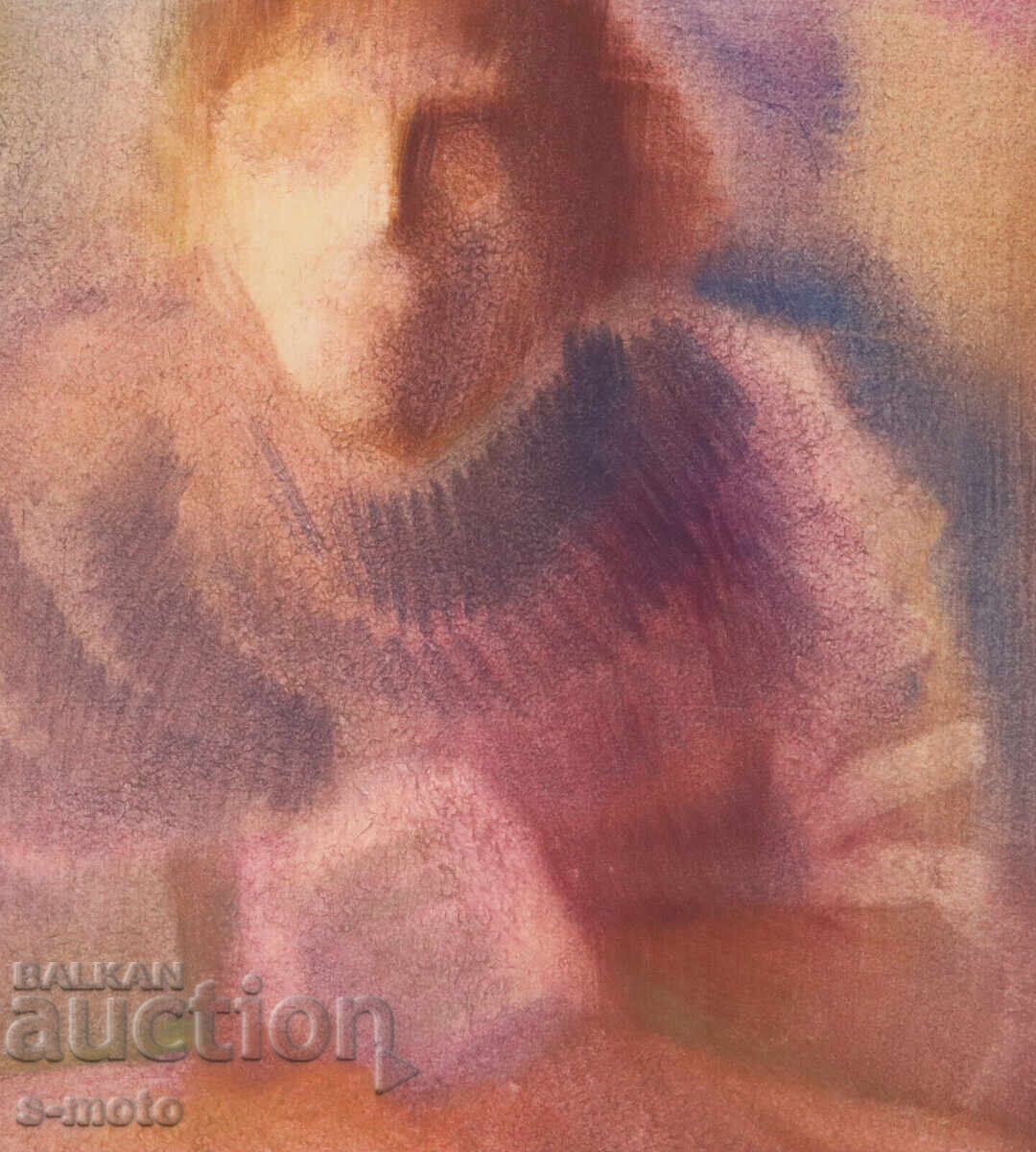 Watercolor painting portrait of a woman - 7