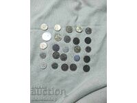 Lot de 25 buc. jetoane metalice cu trifoi cu patru foi