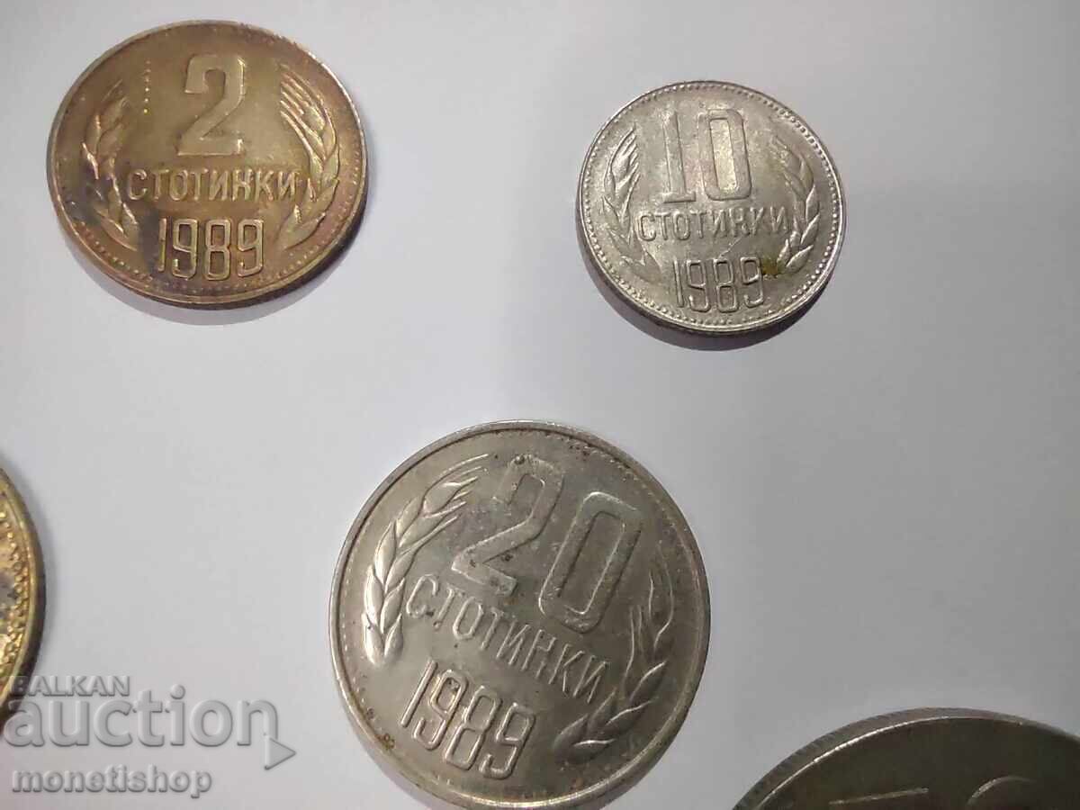 Lot of coins from 1989 - 5 Lot of coins from 1989 - 5