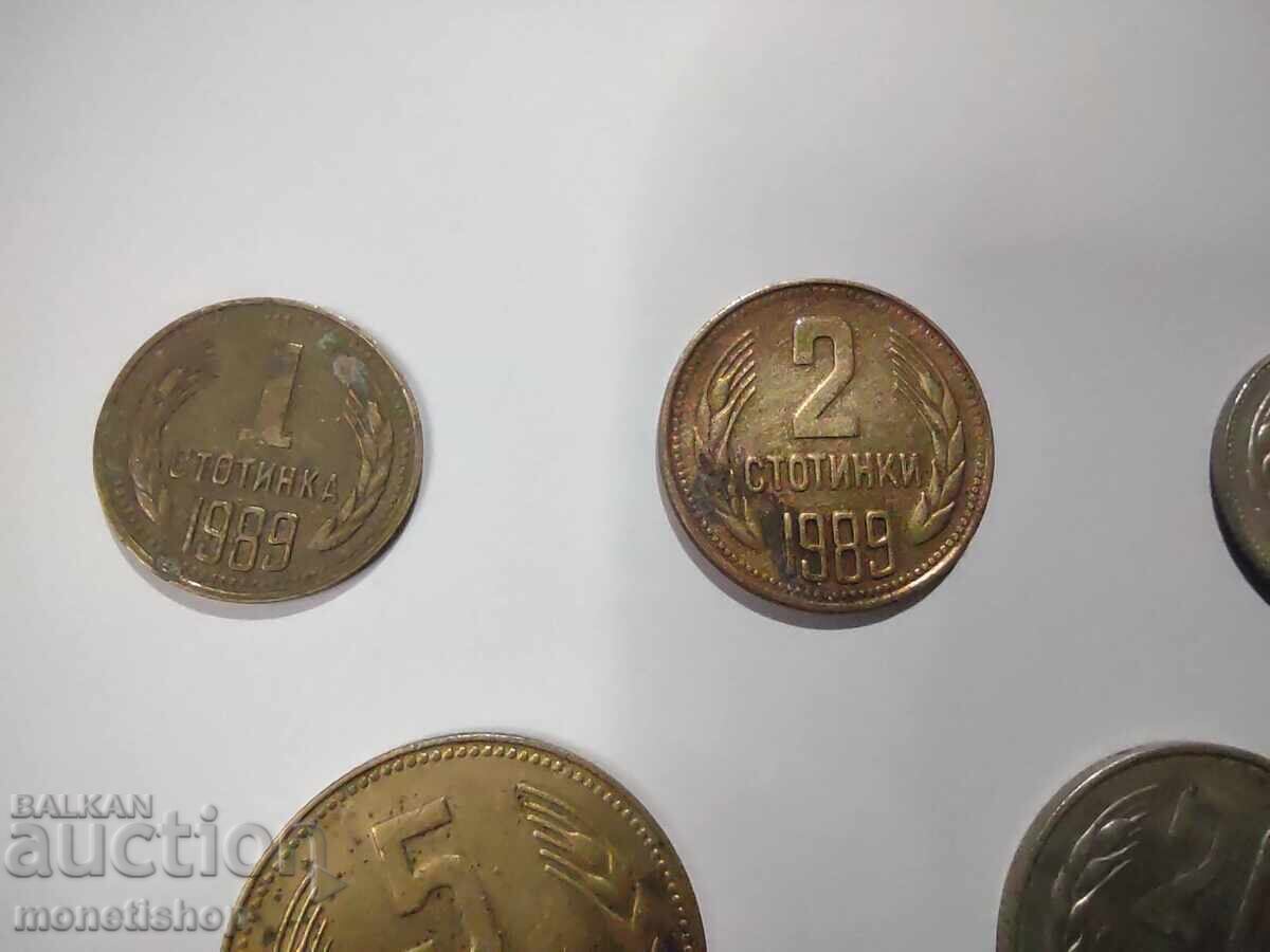 Lot of coins from 1989 - 7 Lot of coins from 1989 - 7