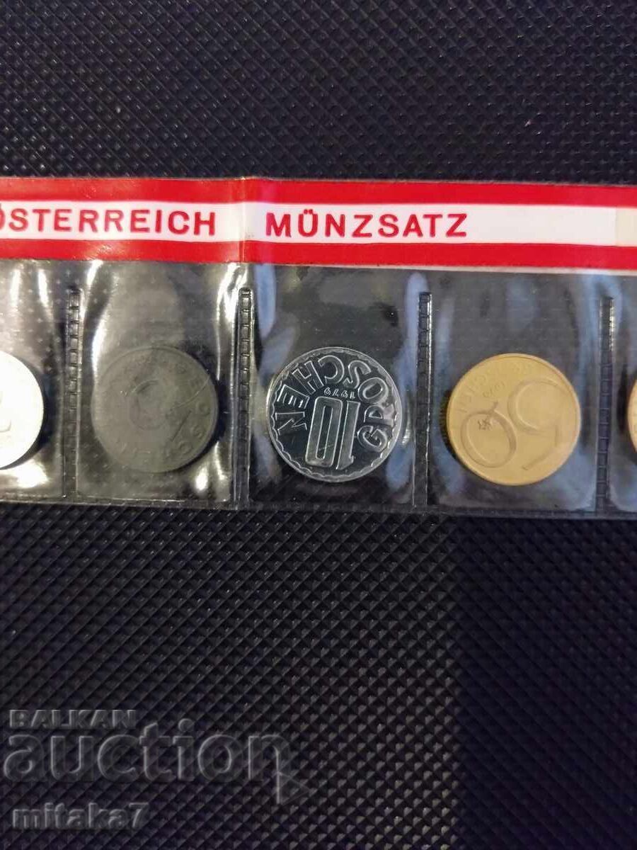 Set of coins 1979, Austria with price 14.00 BGN | € 7.16