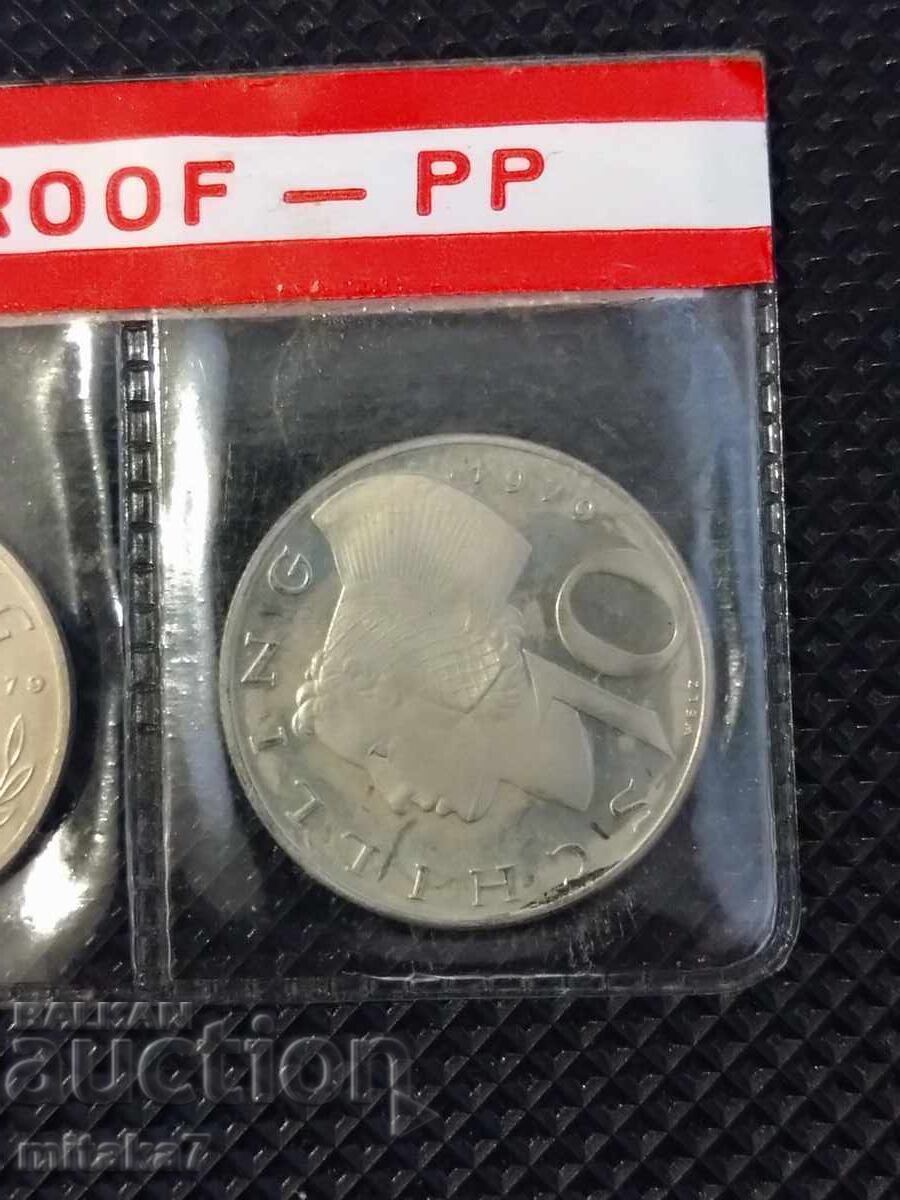 Παράδοση Σετ νομισμάτων 1979, Αυστρία