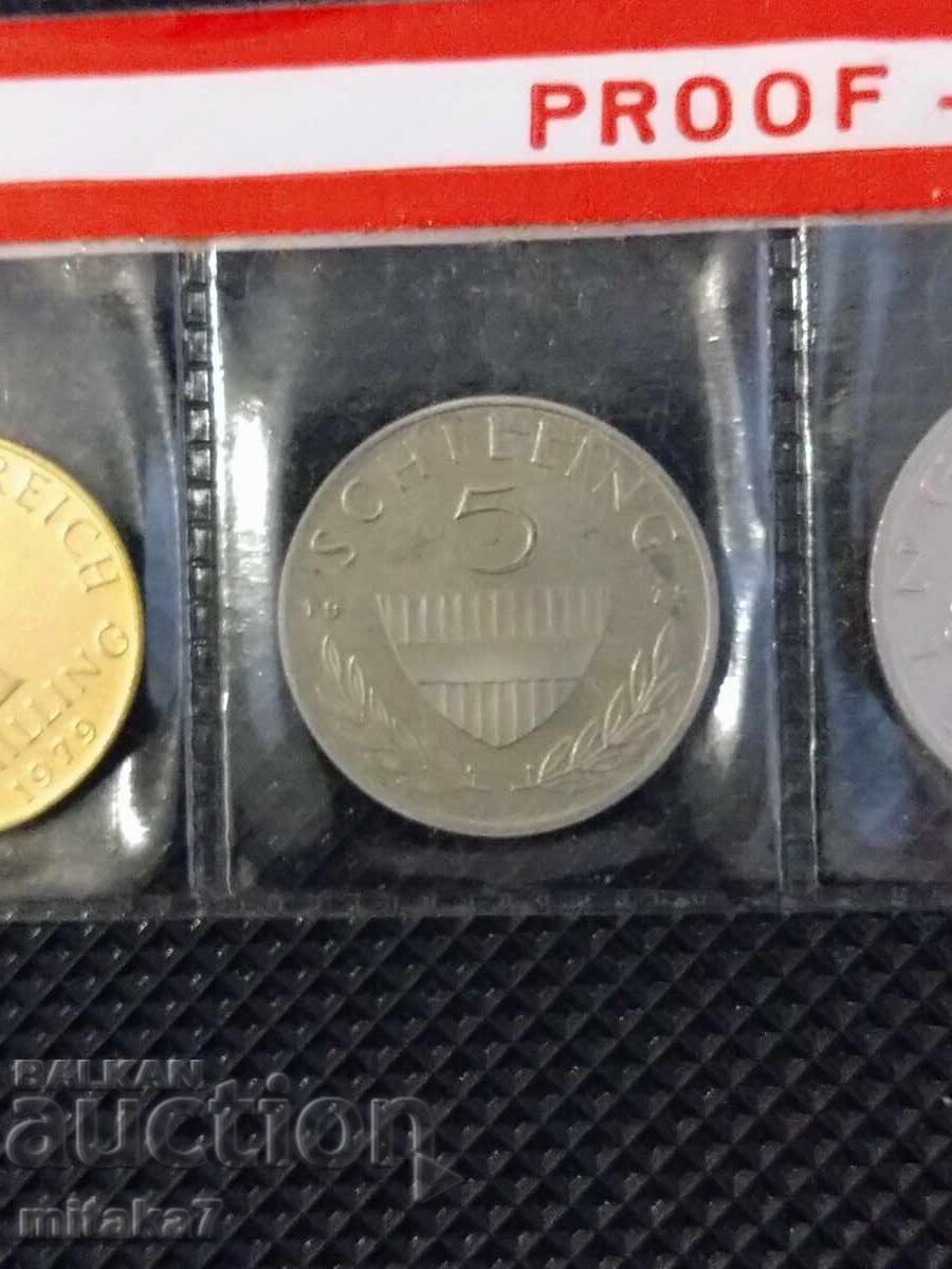 Set monede 1979, Austria - 5 Set monede 1979, Austria - 5