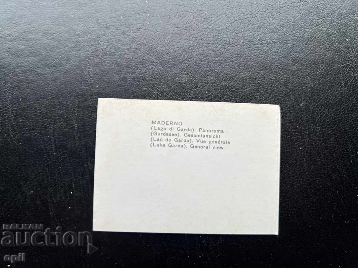 Small Old Postcard - Italy - Maderno with price 0.20 BGN | € 0.10