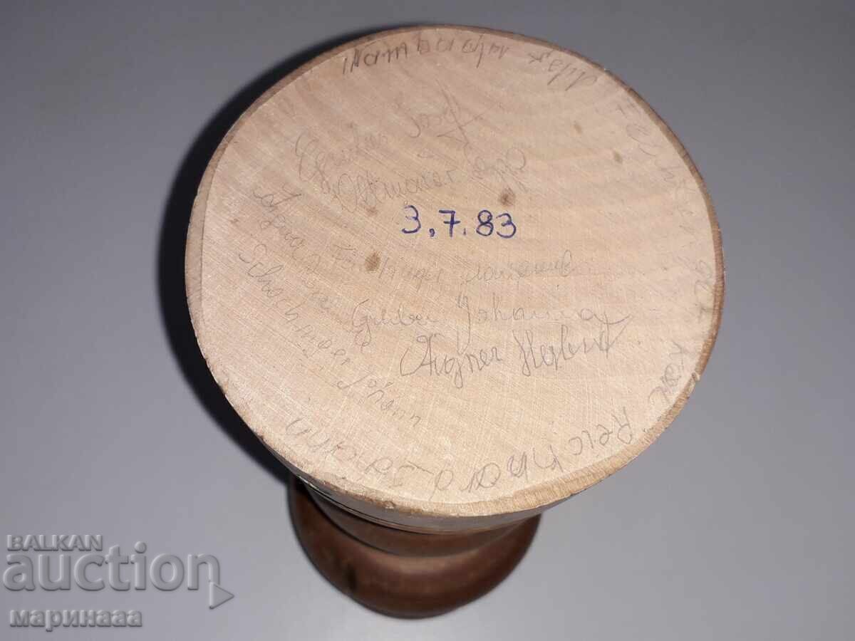 CUPĂ VECHE DE PREMIU. LEMN. GERMANIA - 6