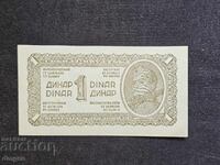 1 dinar Iugoslavia 1944