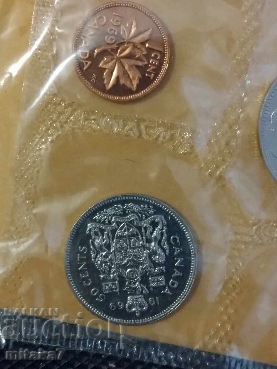 Livrarea Set monede Canada, anul 1969
