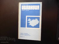 Harta Islandei atlas geografic orașe insulă vikingi nord