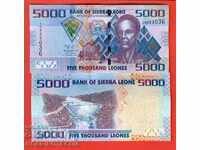 SIERRA LEONE SIERRA LEONE 5 000 - 5000 ediție 2018 NOU UNC