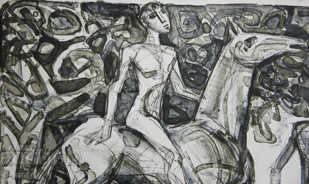 Παράδοση Ηλία Γκοσέφ γραφικά λιθογραφία φιγούρες