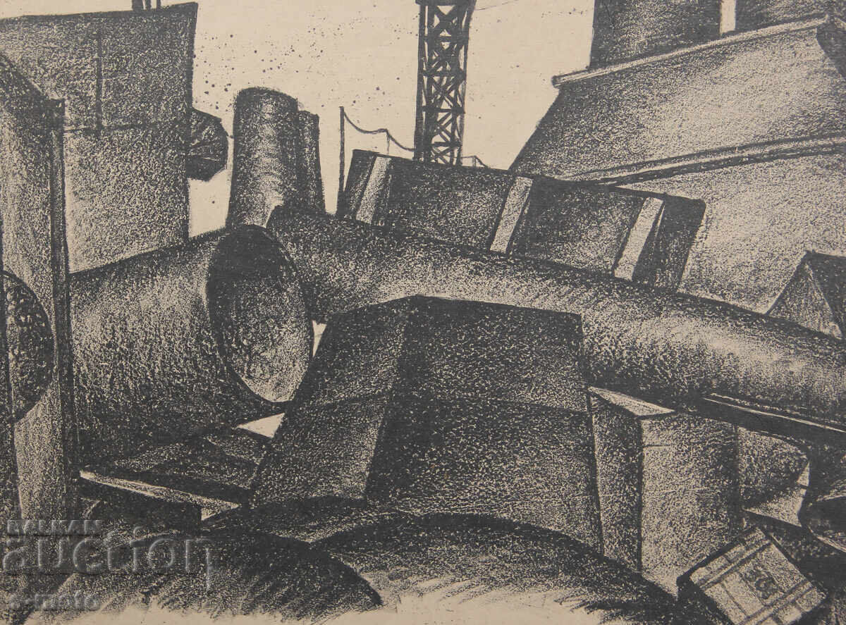 Delivery of Old Graphic, Cubism, Combine Delivery of Old Graphic, Cubism, Combine