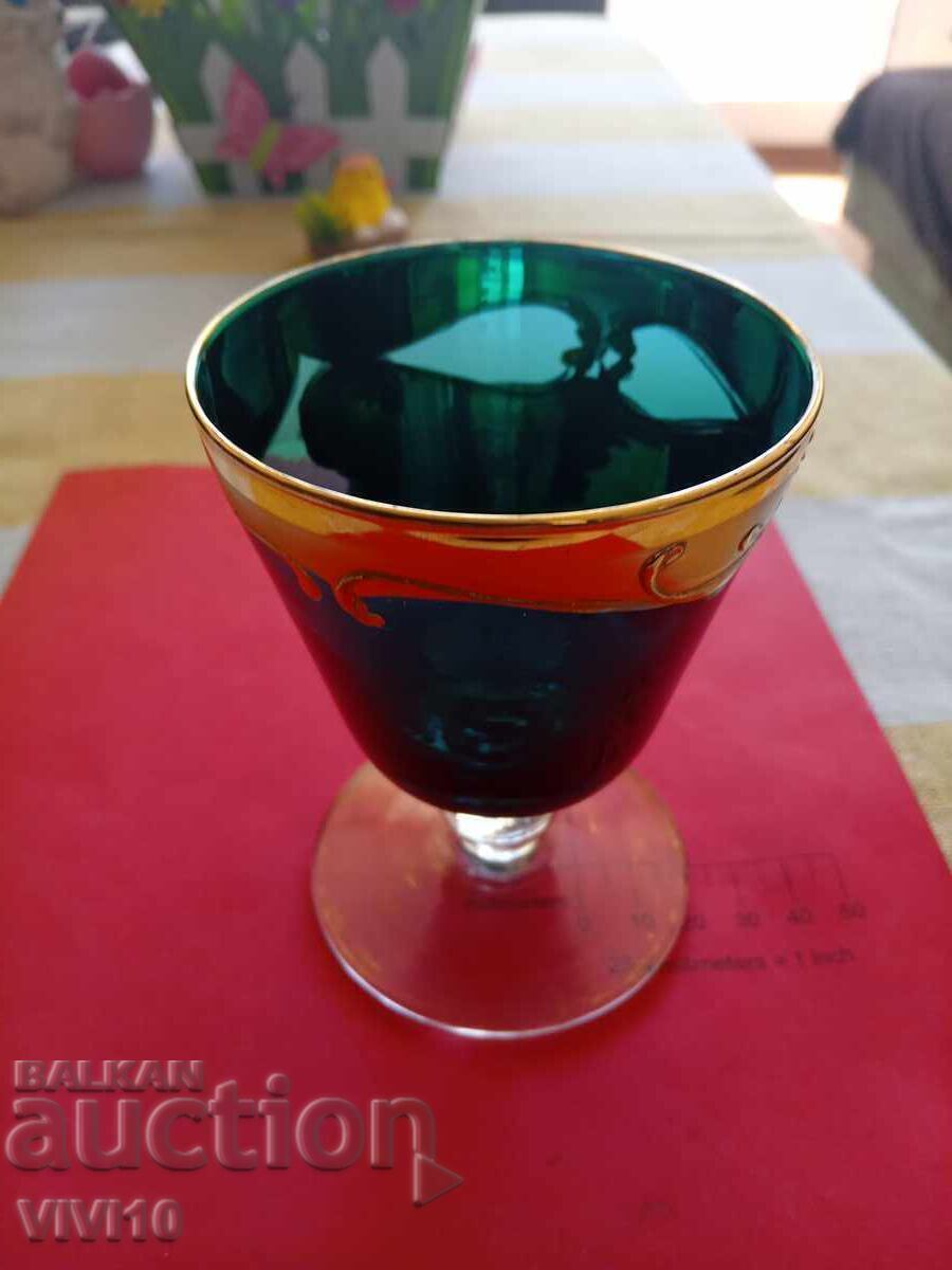 Чаша Бохемия, Позлата,  емаил с цена 60.00 лв. | € 30.68