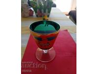 Ceașcă Bohemia, Aurire, Email