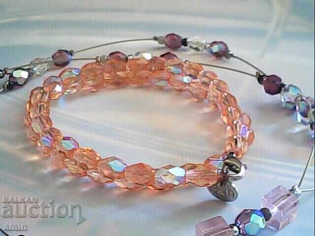 2τμχ όμορφα κολιέ Swarovski