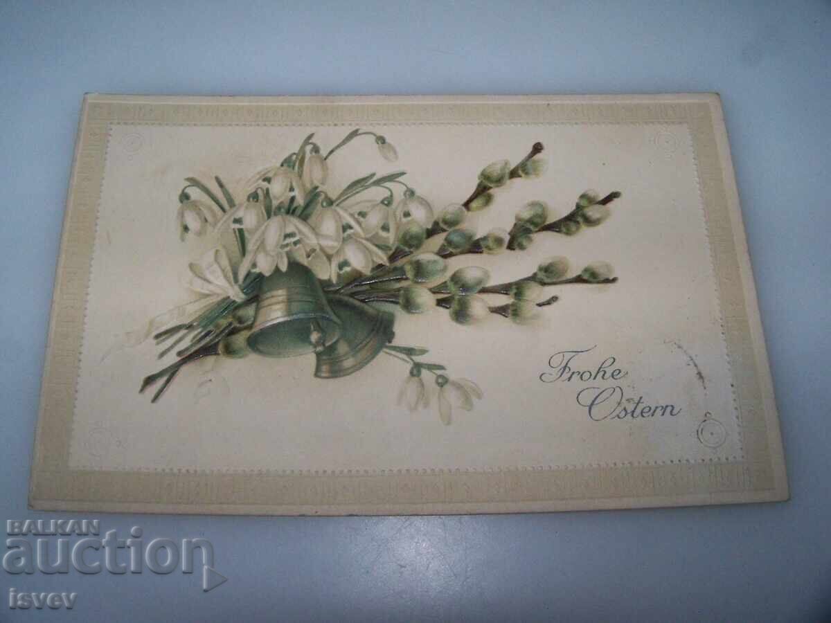 Auction Beautiful old embossed Easter postcard 1910 Auction Beautiful old embossed Easter postcard 1910