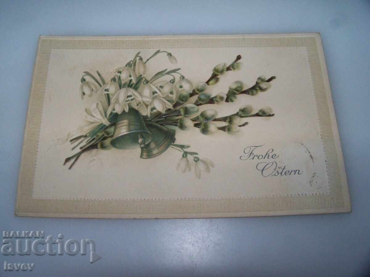 Beautiful old embossed Easter postcard 1910 Beautiful old embossed Easter postcard 1910