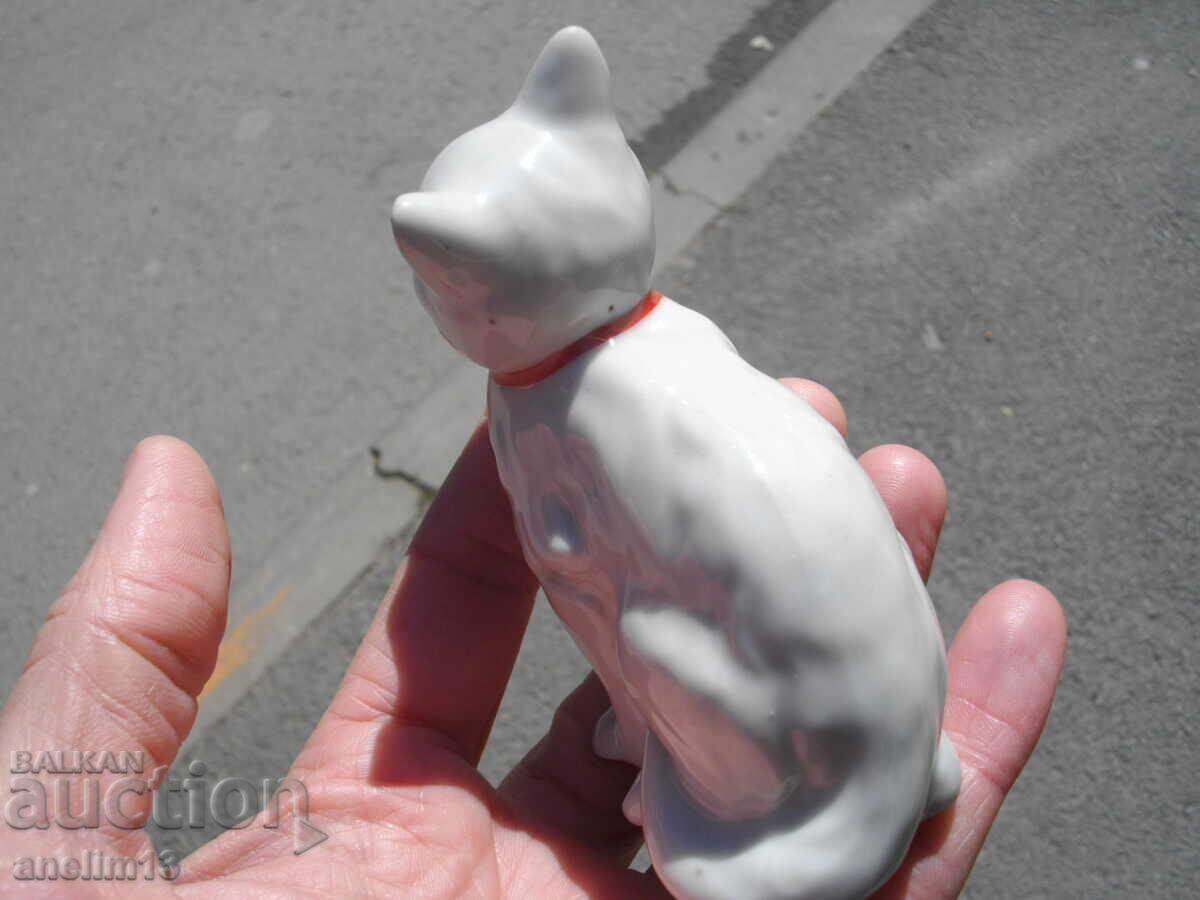 PORȚELAN BULGĂRESC VECHI STAR PISICĂ PISICĂ - 5