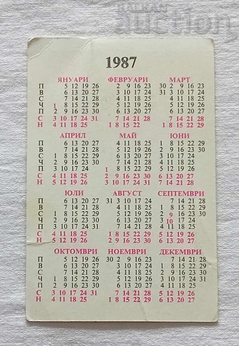 Αλεξιπτωτιστής περιοδικό "ΚΡΙΛΕ" Ημερολόγιο 1987 με τιμή 1.00 BGN | € 0.51