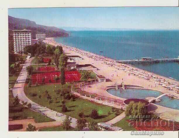 Card Bulgaria Varna Nisipuri de aur Vedere generală 1*