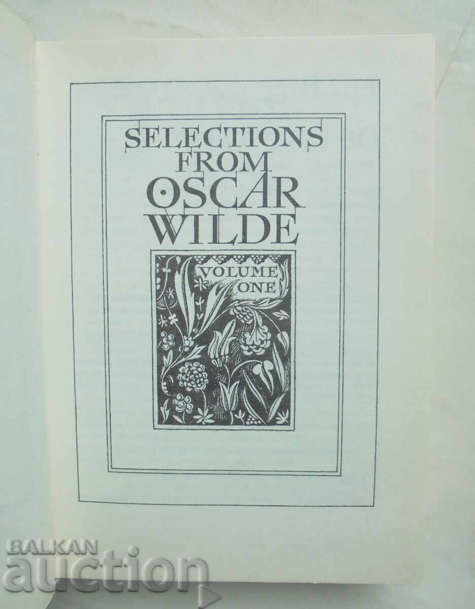 Επιλογές. Τόμοι 1-2 Όσκαρ Ουάιλντ 1979 g με τιμή 12.00 BGN | € 6.14