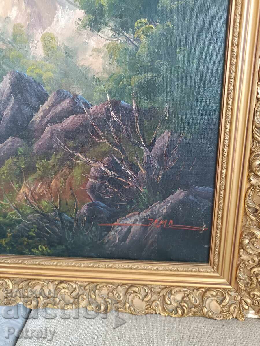 Παράδοση Μεγάλη ελαιογραφία