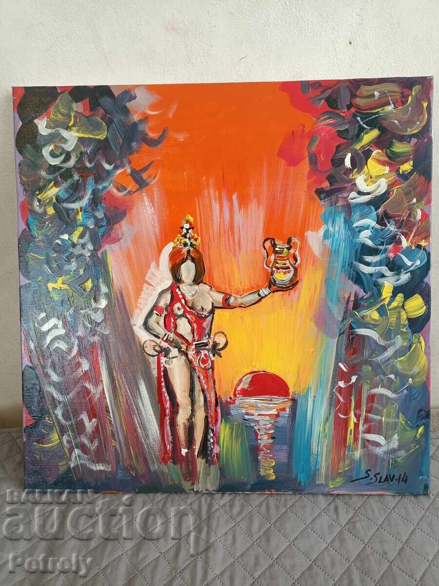 Ελαιογραφία με τιμή 120.00 BGN | € 61.36 Ελαιογραφία με τιμή 120.00 BGN | € 61.36