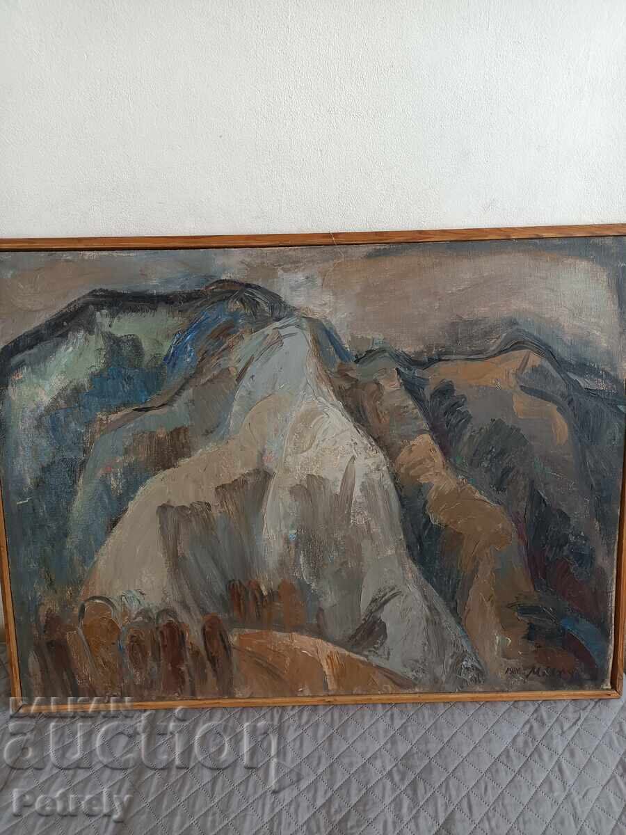 Old oil painting with price 220.00 BGN | € 112.48 Old oil painting with price 220.00 BGN | € 112.48