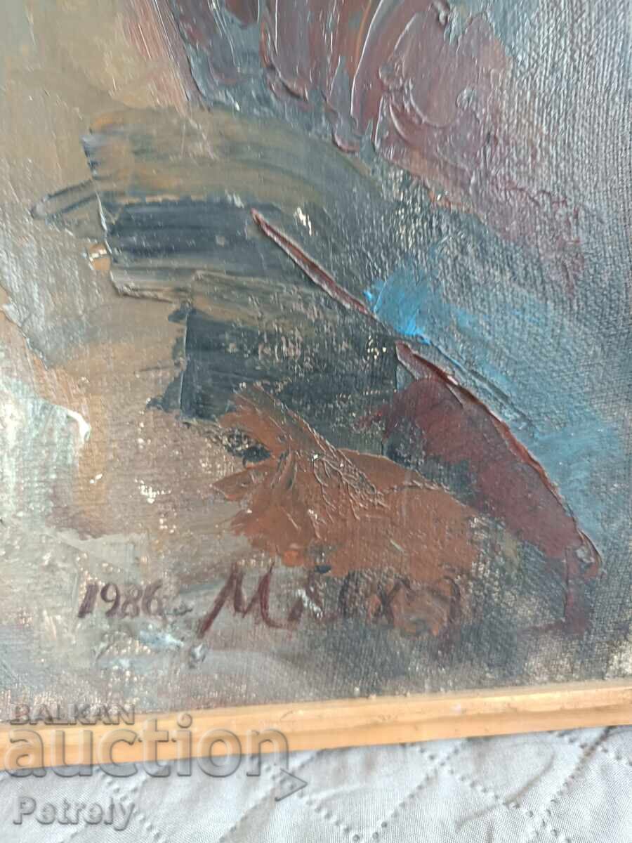 Auction Old oil painting Auction Old oil painting