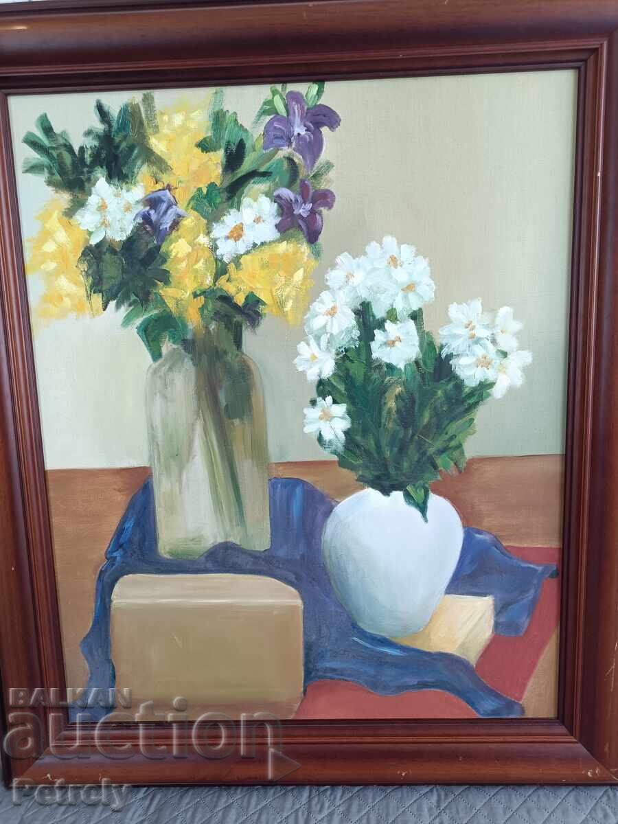 Μεγάλη ελαιογραφία με τιμή 280.00 BGN | € 143.16