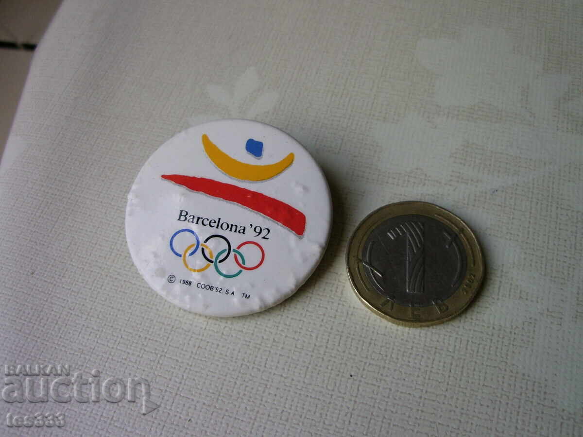 Barcelona 92 Olympic Badge with price € 1.53 | 2.99 BGN