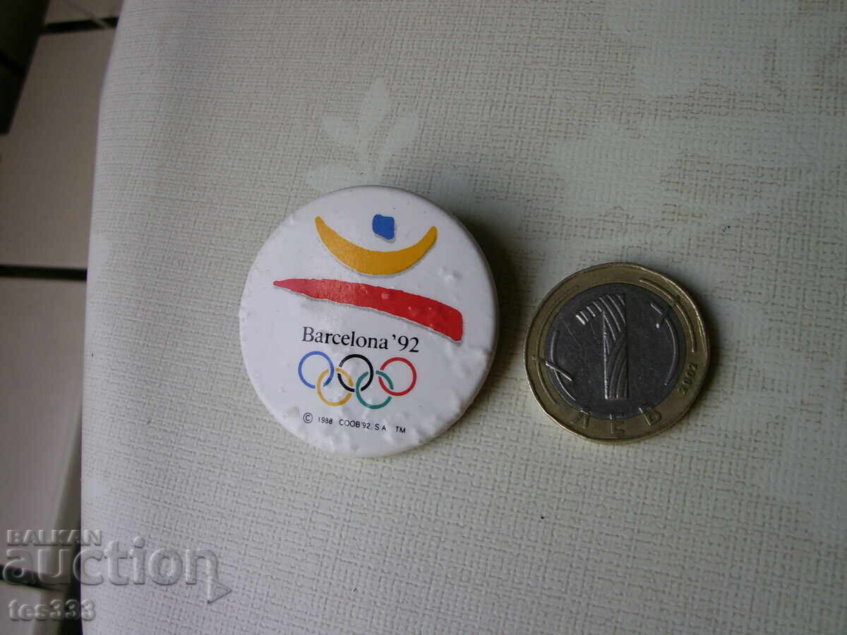 Barcelona 92 Olympic Badge