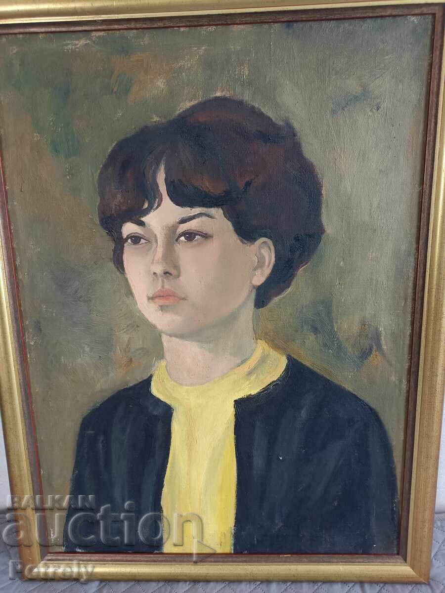 Old oil painting with price 250.00 BGN | € 127.82 Old oil painting with price 250.00 BGN | € 127.82