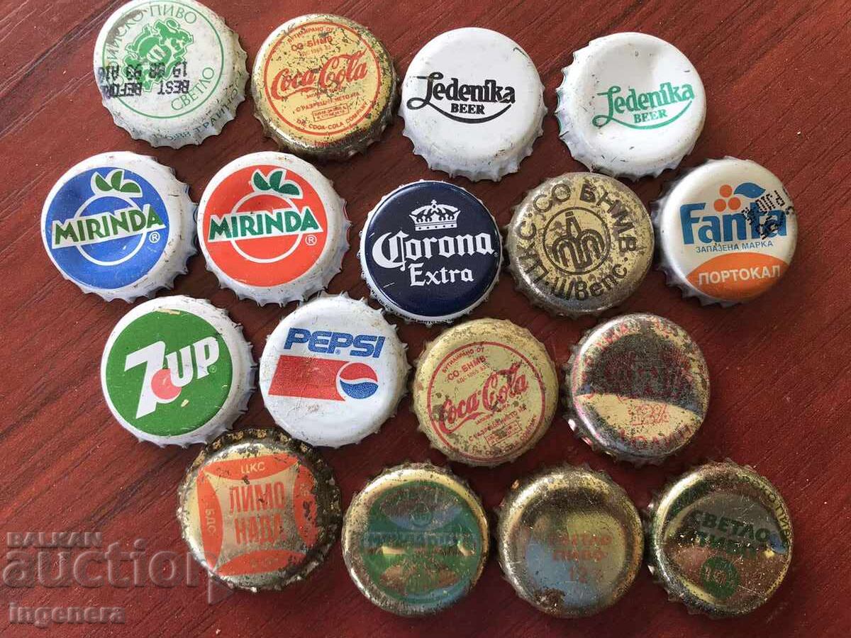 CAPS CAPS OLD - 17 PCS