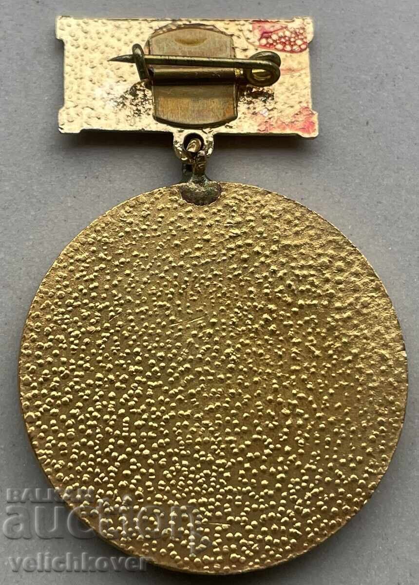 40751 Βουλγαρία μετάλλιο Για Πολυετή Εργασία Μεταλλουργικός συνδυασμός με τιμή 5.00 BGN | € 2.56