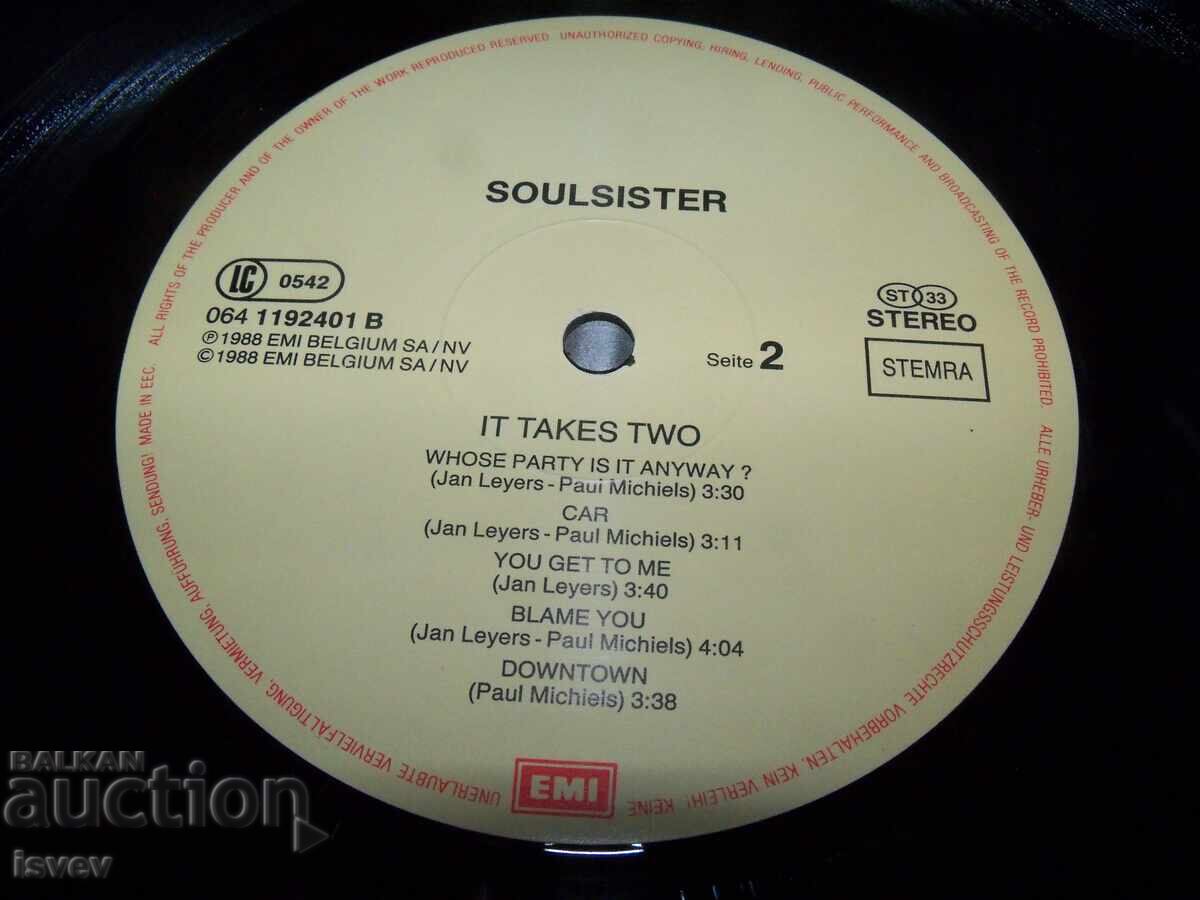 Soulsister – It Takes Two. 1988 - 6