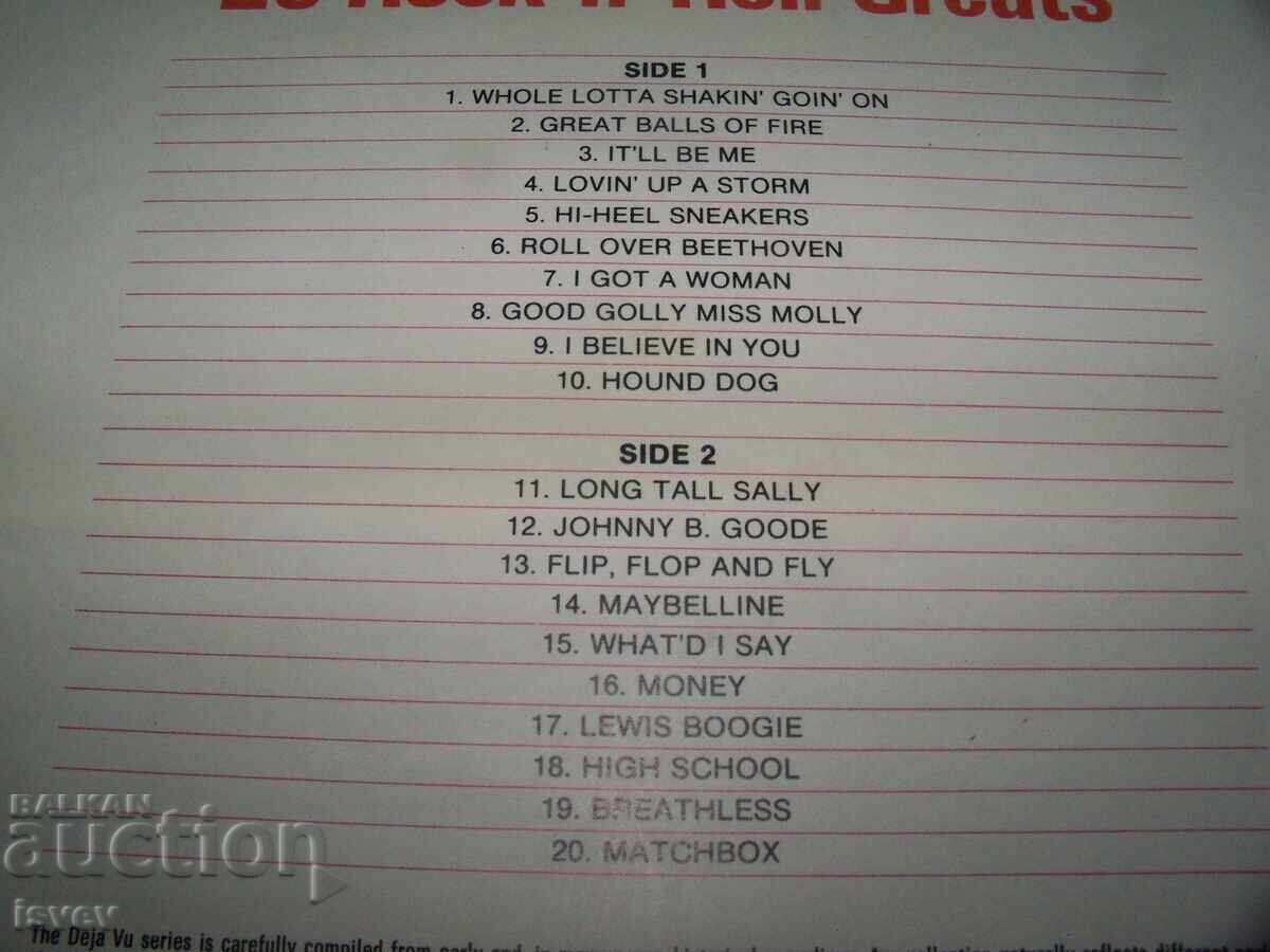 Аукцион Jerry Lee Lewis – The Collection: 20 Rock'n'Roll Greats Аукцион Jerry Lee Lewis – The Collection: 20 Rock'n'Roll Greats