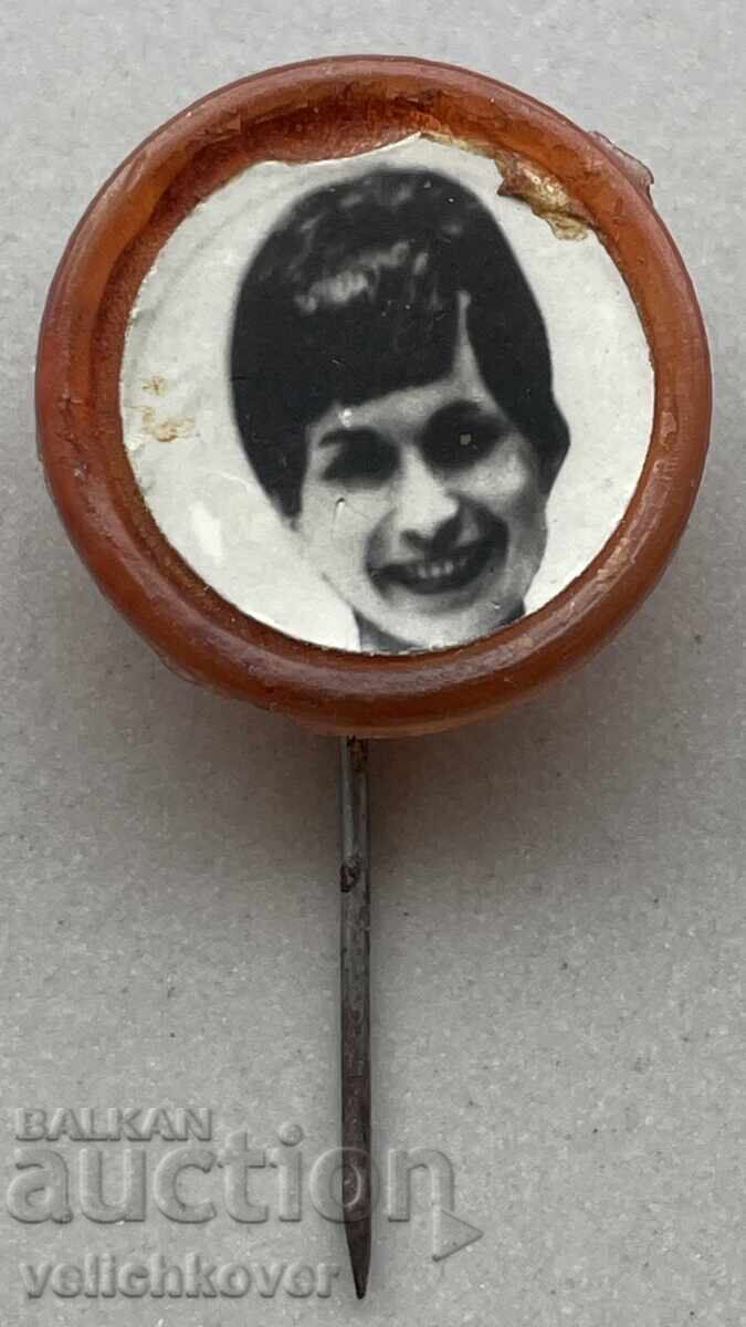 40769 Bulgaria semn cu imaginea cântăreței Lili Ivanova anii '70