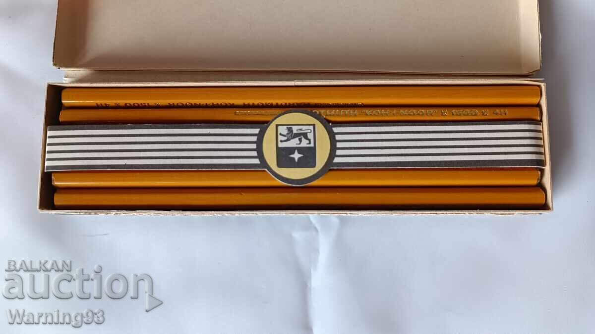 Кутия с моливи - 12 бр. - KOH-I-NOOR -Made in Czechoslovakia - 6 Кутия с моливи - 12 бр. - KOH-I-NOOR -Made in Czechoslovakia - 6